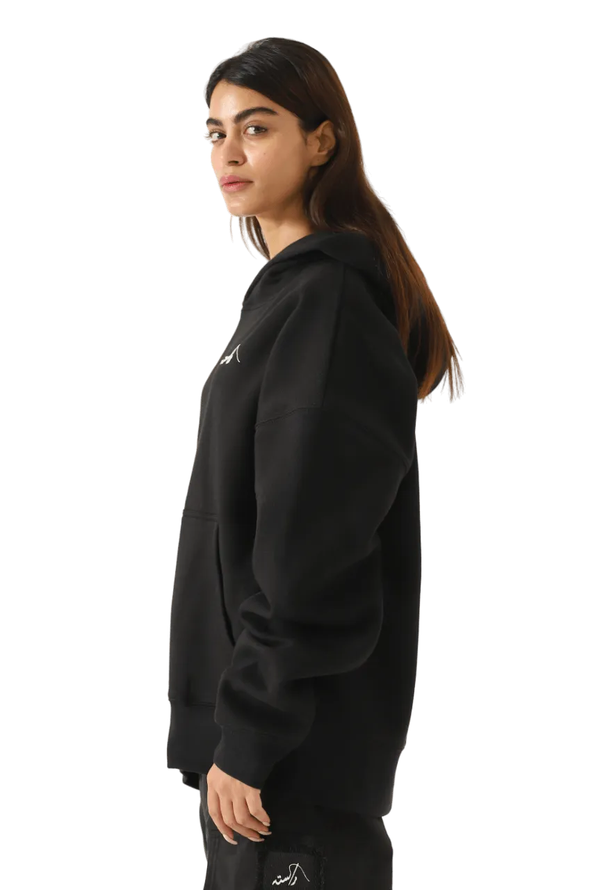 black logo hoodie (v1)