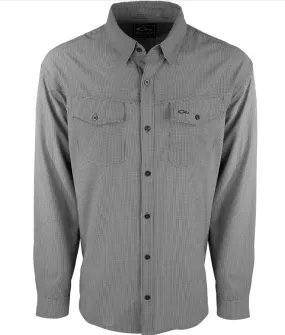 BLACK/WHITE TRAVELERS CHECKERED SHIRT