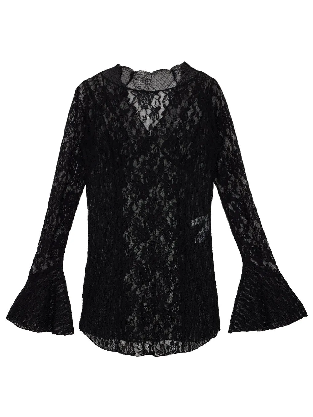 COMBINATION LACE TOP