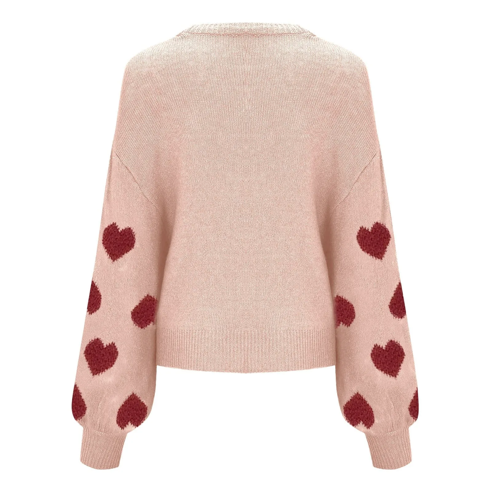 Cute Love Pattern Knit Sweater