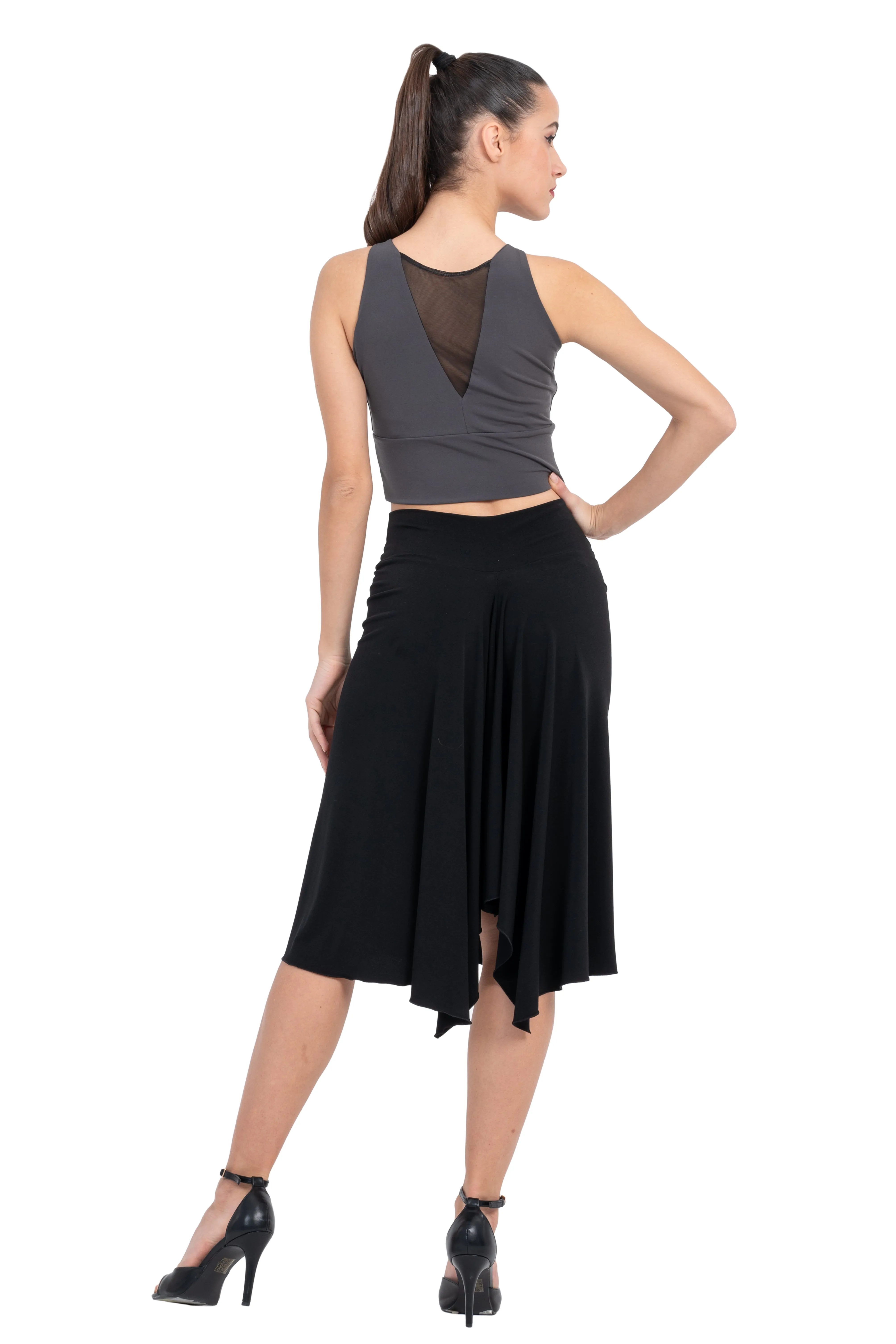 Dance Skirt With Back Movement