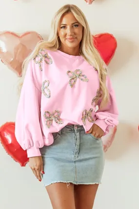 Feminine Flair Embroidered Sweatshirt