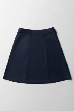 Girls School Skirt Navy