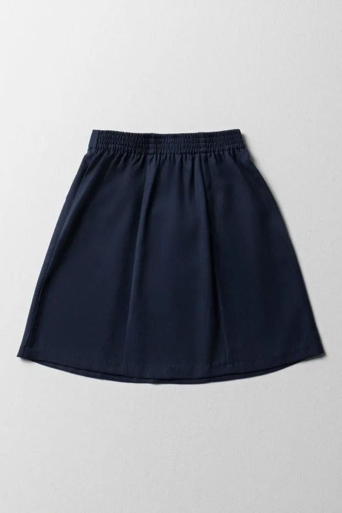 Girls School Skirt Navy