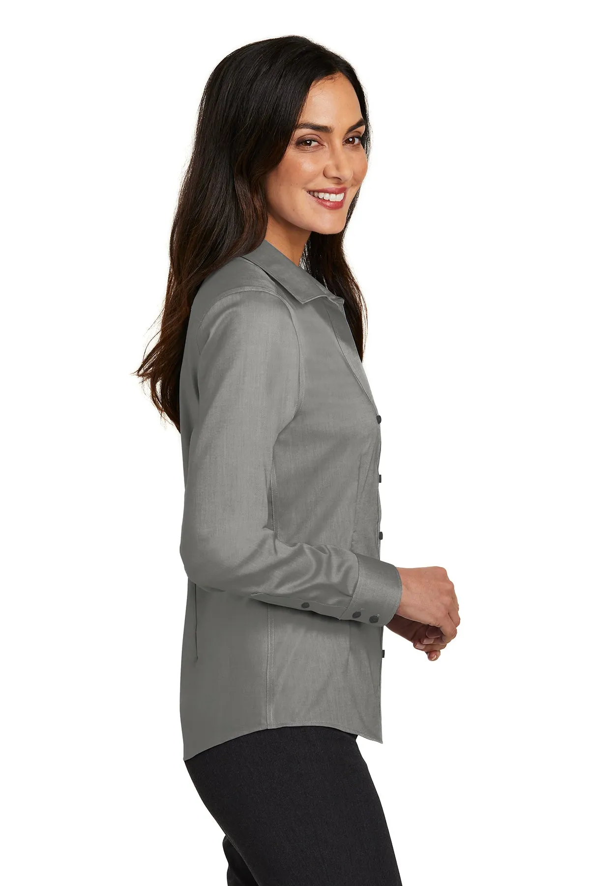 Ladies Pinpoint Oxford Non-Iron Shirt