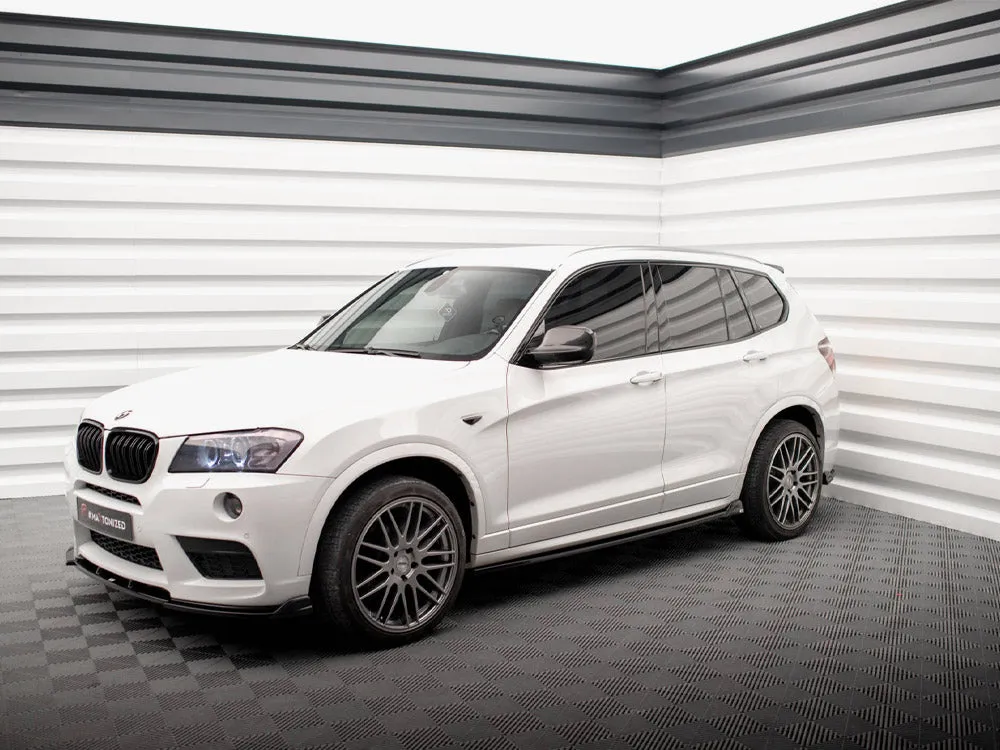 Maxton Design - SIDE SKIRTS DIFFUSERS BMW X3 M-PACK F25