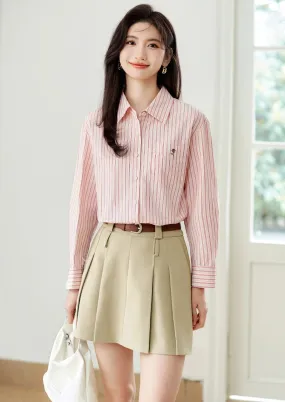 PINK STRIPED DESIGN SHIRT