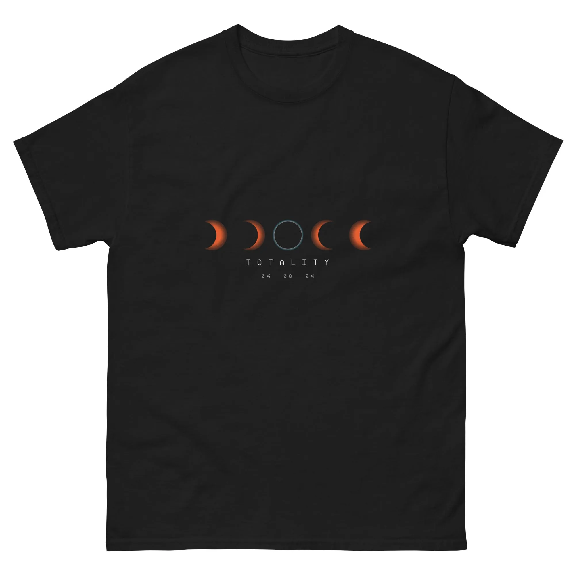 "TOTALITY" Solar Eclipse 2024 Men's Classic Tee (Heavy Cotton)