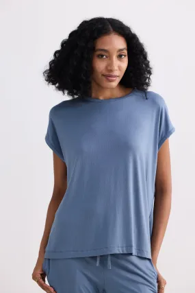 Relaxed Tee in Blue