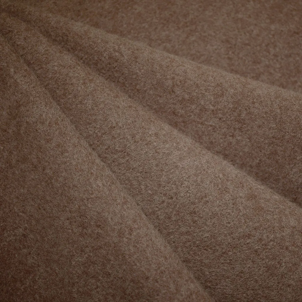 Ultra Plush Double Brushed Organic Cotton Fleece Mocha