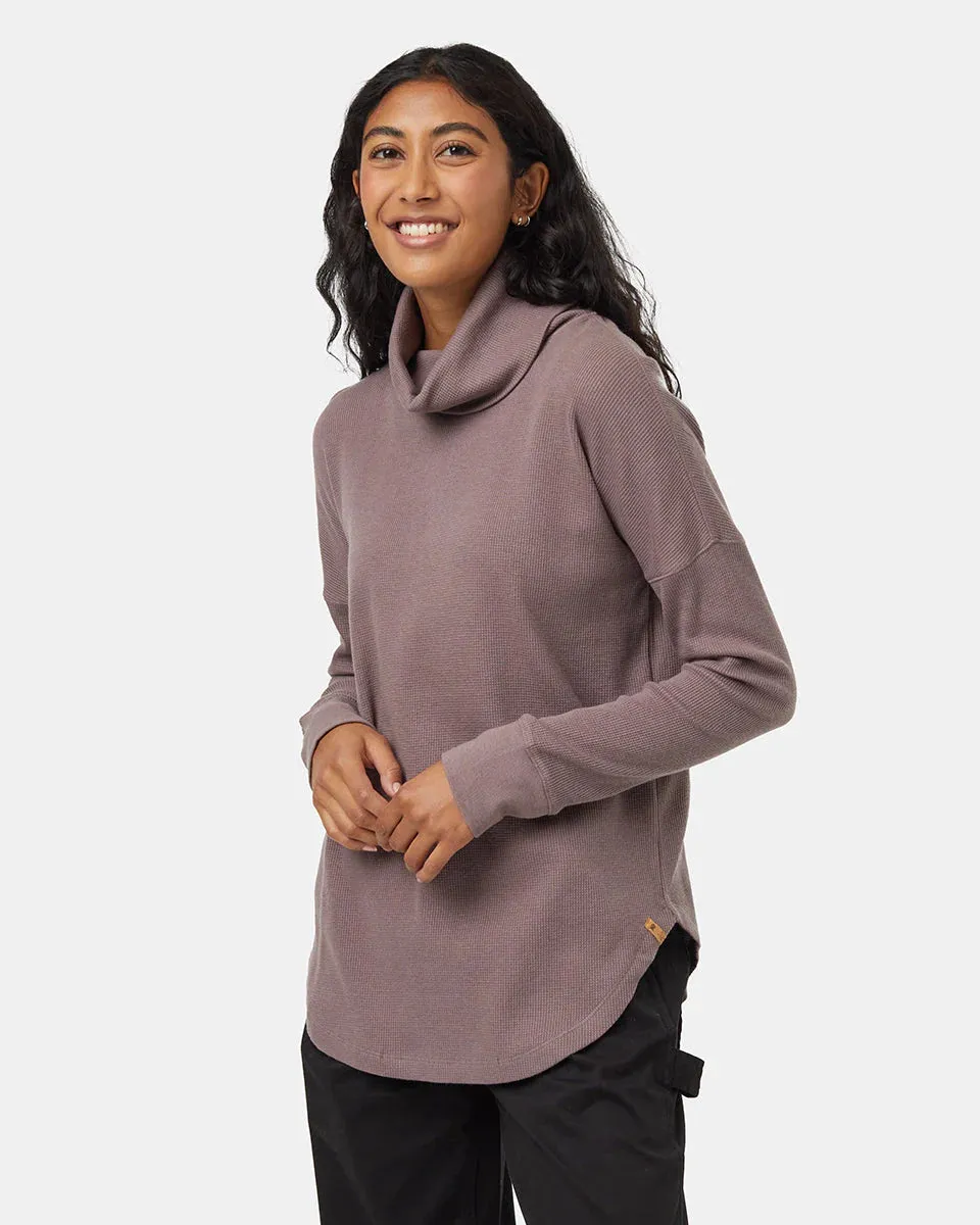 Women's TreeWaffle Turtleneck L/S Top