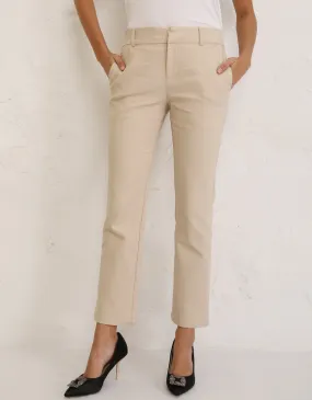 YUNA STRAIGHT PANTS (CREAM)